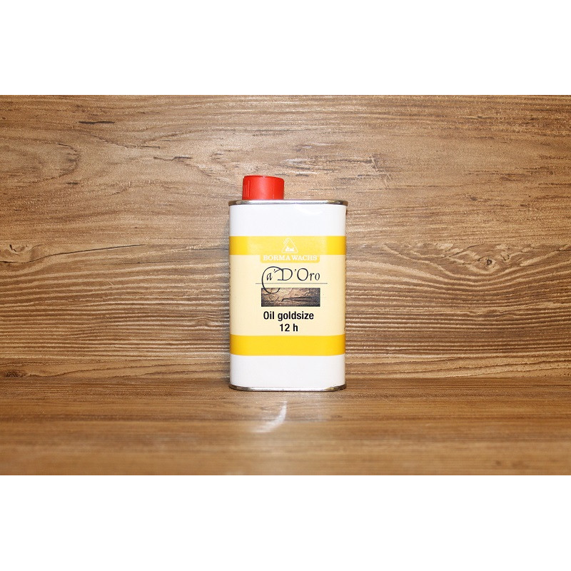 Мордан масляний для золотого листа та поталі, 12 годин, Oil Goldsize, Borma Wachs, Can d“Oro Line, 250 мл.