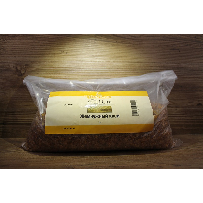 Клей кістковий (перлинний) у гранулах, Colla D“ossa in Perle, Borma Wachs, Can d“Oro Line, 1 кг.