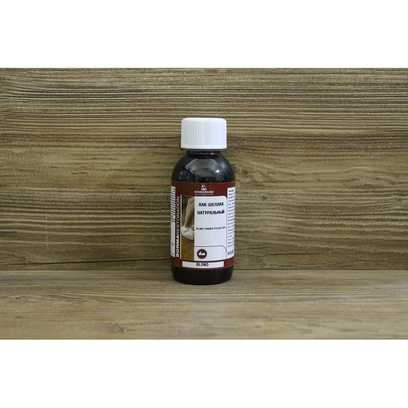 Шеллак класичний із воском для дерева, Blond French Polish 30%, Borma Wachs, Restoration Line, 150 мл.