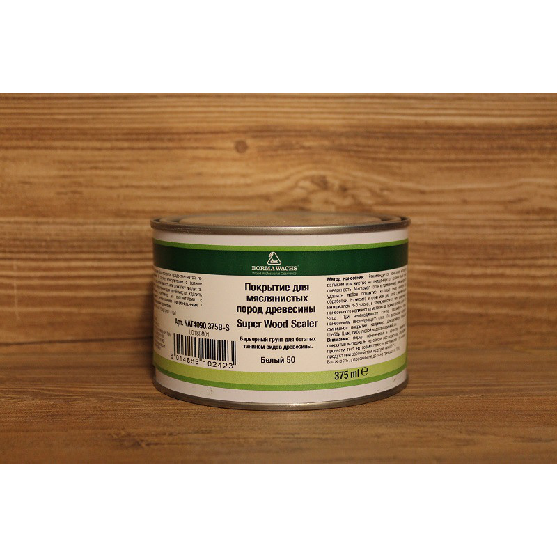 Бар“єрний ґрунт для деревини з таніном, Super Wood Sealer