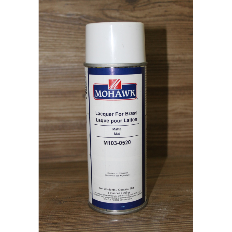 Лак для латуні та металу, матовий, Laquer for Brass Aerosoz, 365 грамів, Mohawk Лак для латуні та металу, матовий, Laquer for Brass Aerosoz, 365 грамів, Mohawk