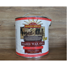 Водостійке покриття для дерев“яних поверхонь, Hard Wax Oil, Satin, 2.5 litre, American Wood Oil