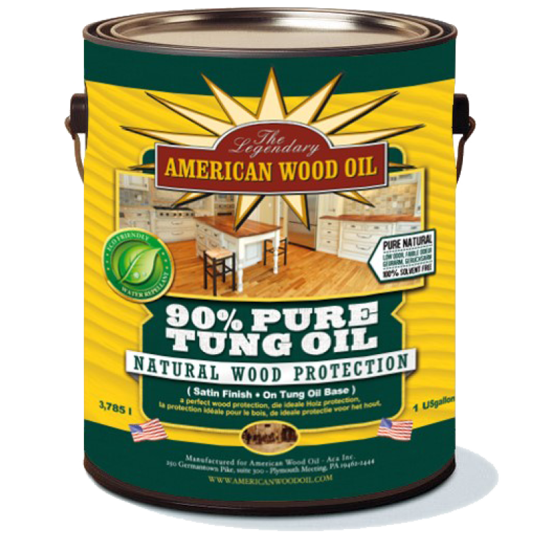 Натуральна тунгова олія для деревини, 90% Pure Tung Oil, 0.946 litre, American Wood Oil