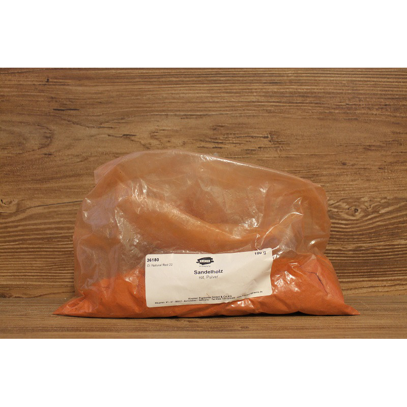 Сандалове дерево, червоний пігмент, 100 г, Kremer Pigmente GmbH&Co. KG Сандалове дерево, червоний пігмент, 100 г, Kremer Pigmente GmbH&Co. KG