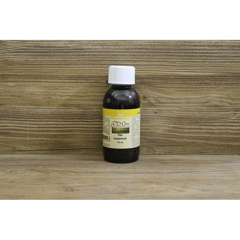 Шеллак з бурштином для поталі, Natural Fixing Lacquer, Borma Wachs, Restoration Line, 150 мл.