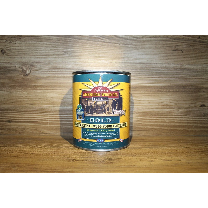 Прозорий, золотистий тунговий лак, 0,946 litre, American Wood Oil