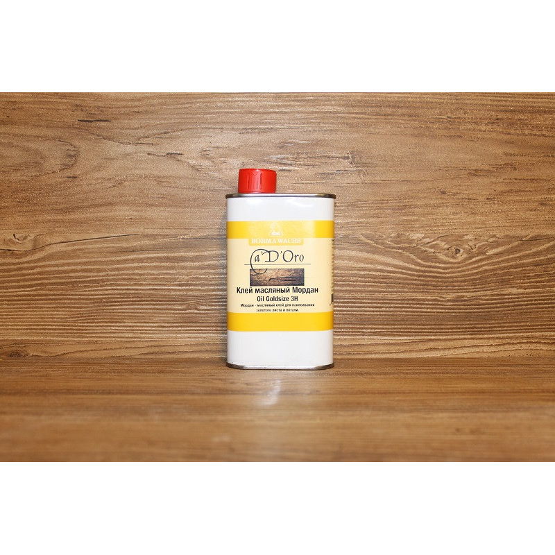 Мордан масляний для золотого листа та поталі, 3 годинний, Oil Goldsize, Borma Wachs, Can d“Oro Line, 250 мл. Мордан масляний для золотого листа та поталі, 3 годинний, Oil Goldsize, Borma Wachs, Can d“Oro Line, 250 мл.