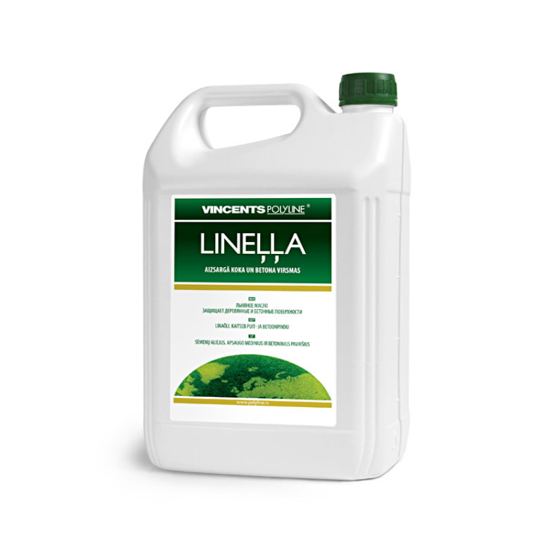 Олія для дерева (на основі лляної олії), Linella, 10 litre, Vincents Polyline