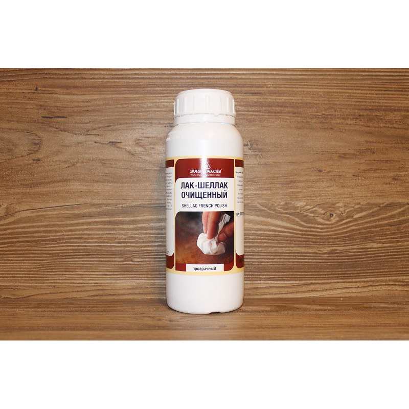 Шеллак очищений, для дерева, Shellac French Polish, Borma Wachs, Decoration Line, прозорий, 500 мл. Шеллак очищений, для дерева, Shellac French Polish, Borma Wachs, Decoration Line, прозорий, 500 мл.
