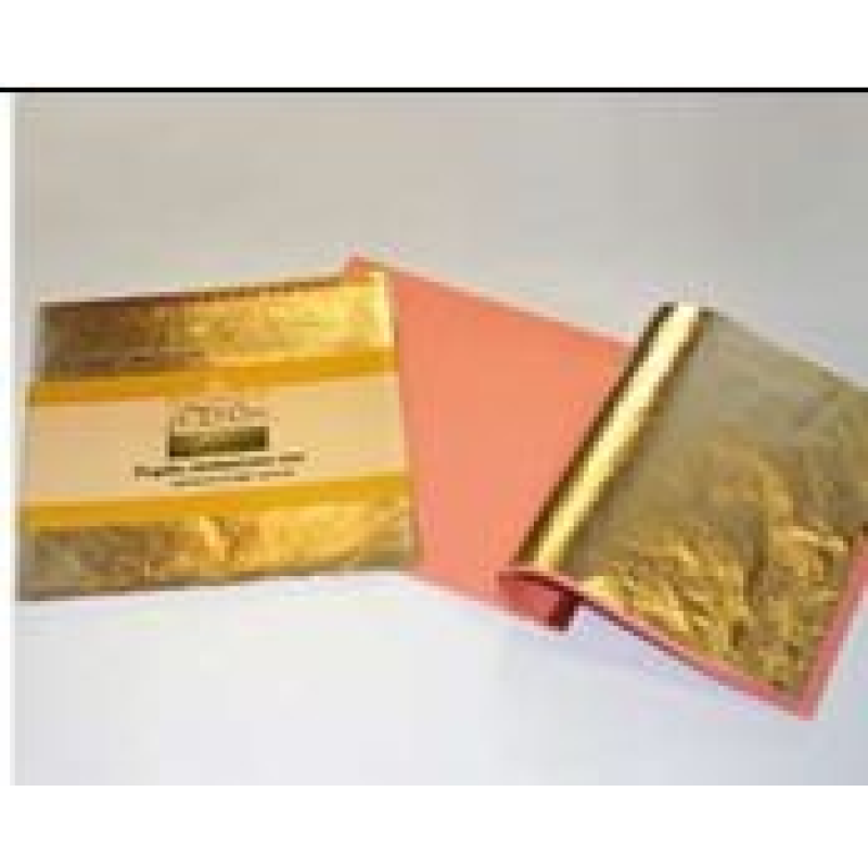 Поталь листова, Borma Wachs, Can d“Oro Line, Золото 11, 16х16 см, 500 аркушів Поталь листова, Borma Wachs, Can d“Oro Line, Золото 11, 16х16 см, 500 аркушів