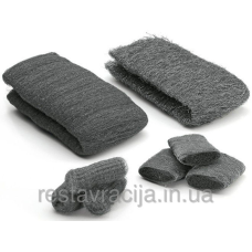 Сталева вата (вовна) “00“, Steel Wool, 1 метр, 50-60 грамів