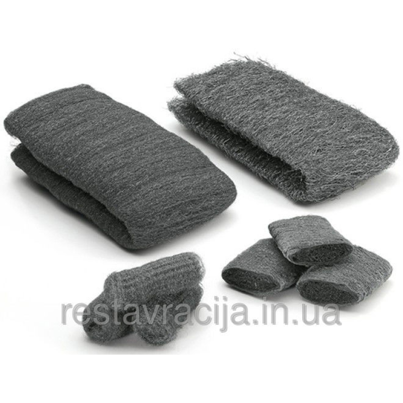 Сталева вата (вовна) “00“, Steel Wool, 1 метр, 50-60 грамів