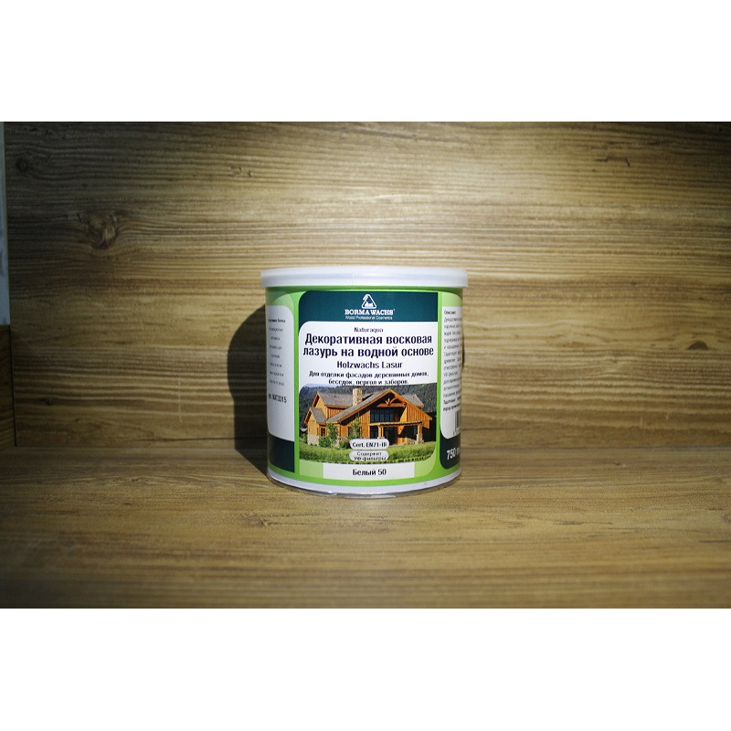 Декоративна воскова лазур на водній основі, Naturaqua Holzwachs Lasur
