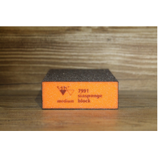 Абразивна губка 4-стороння, Siasponge Block, P60, 1 шт., SIA Abrasives