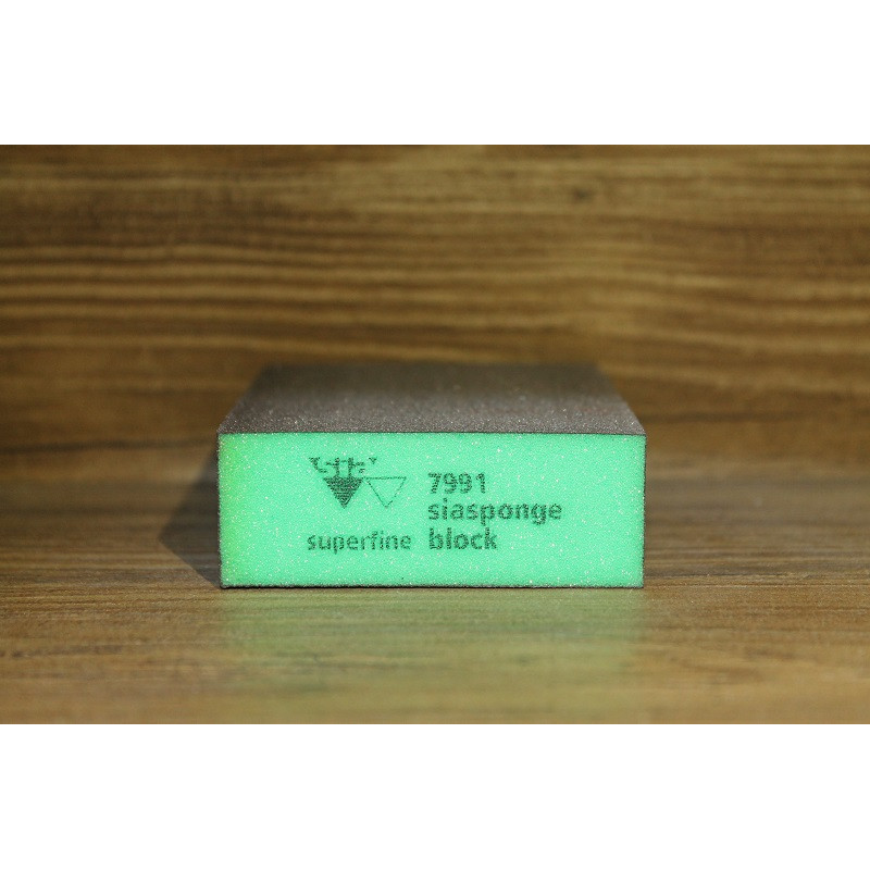 Абразивна губка 4-стороння, Siasponge Block, P180, 1 шт., SIA Abrasives