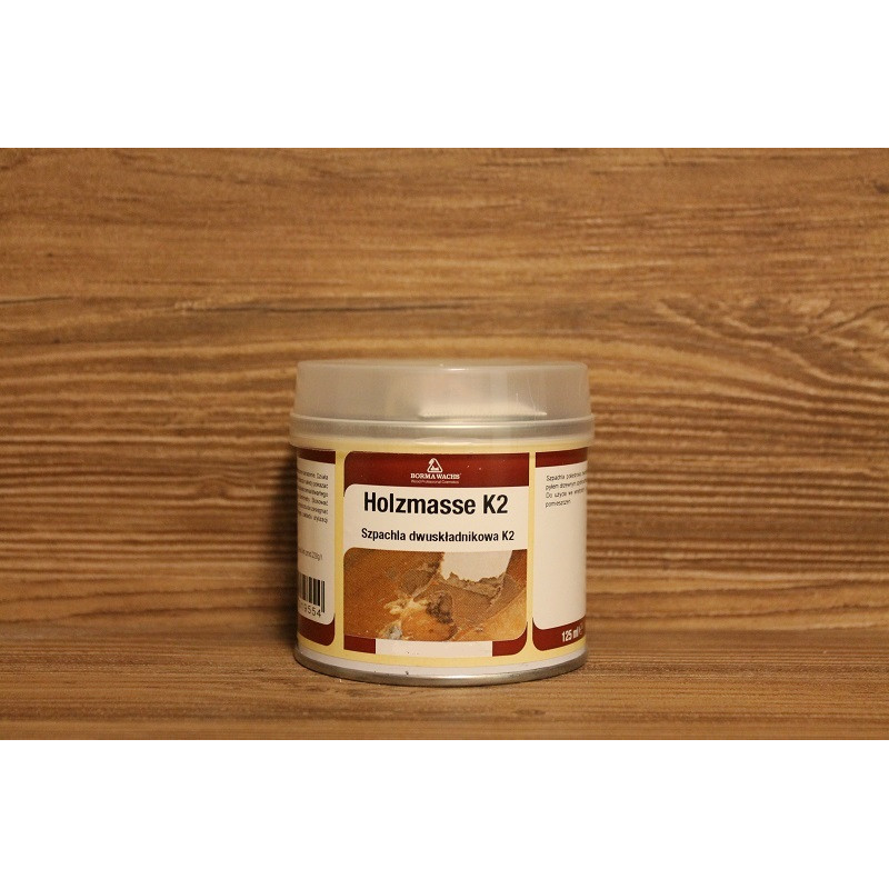 Шпатлівка 2-к поліефірна меблева, Holzmasse K2, 125 грамів темний дуб