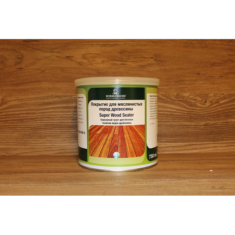 Бар“єрний ґрунт для деревини з таніном, Super Wood Sealer 750 мл Прозорий