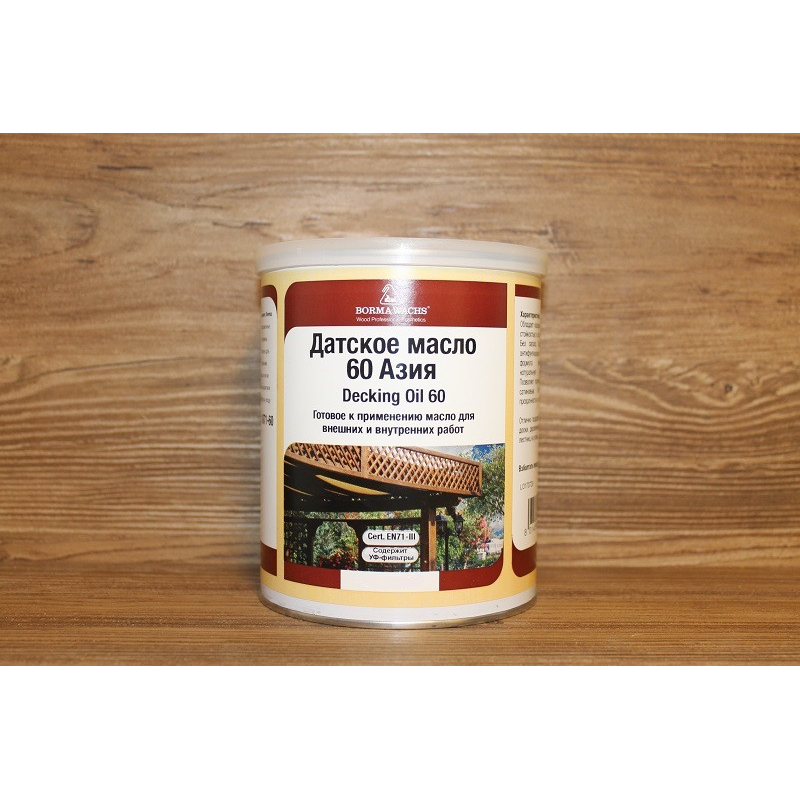 Данська олія, Decking Oil HD — 100 мл (овитий) 1 літр 60%