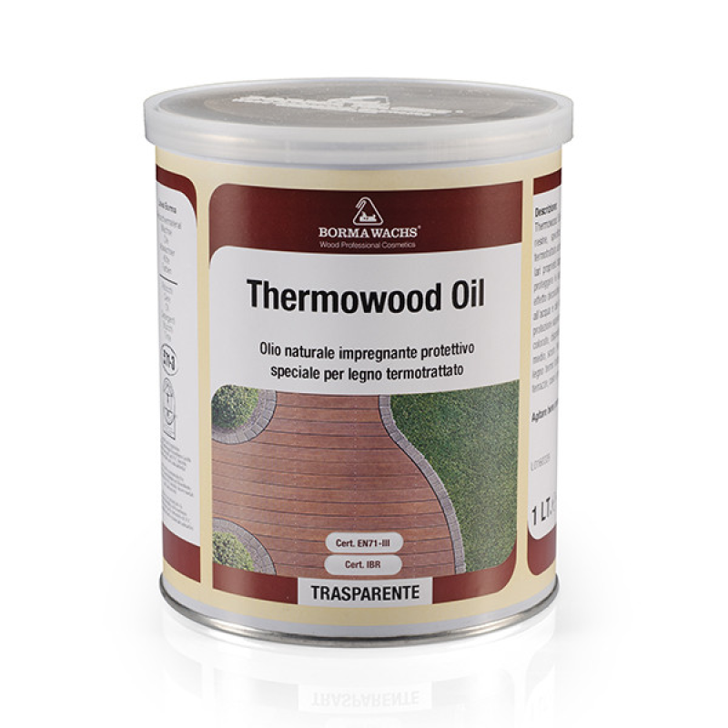 Олія для термодревесини, Thermowood Oil, Італія 1 літр (відлив)