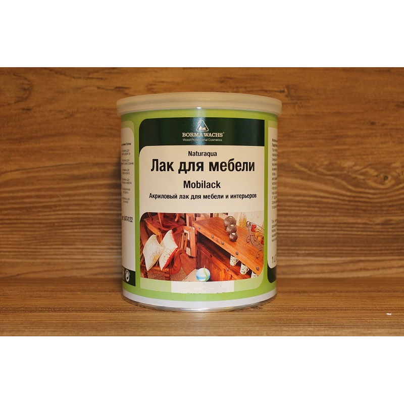 Акриловий лак для інтер“єрів, Naturaaqua Mobilack 1 літр 0-5%