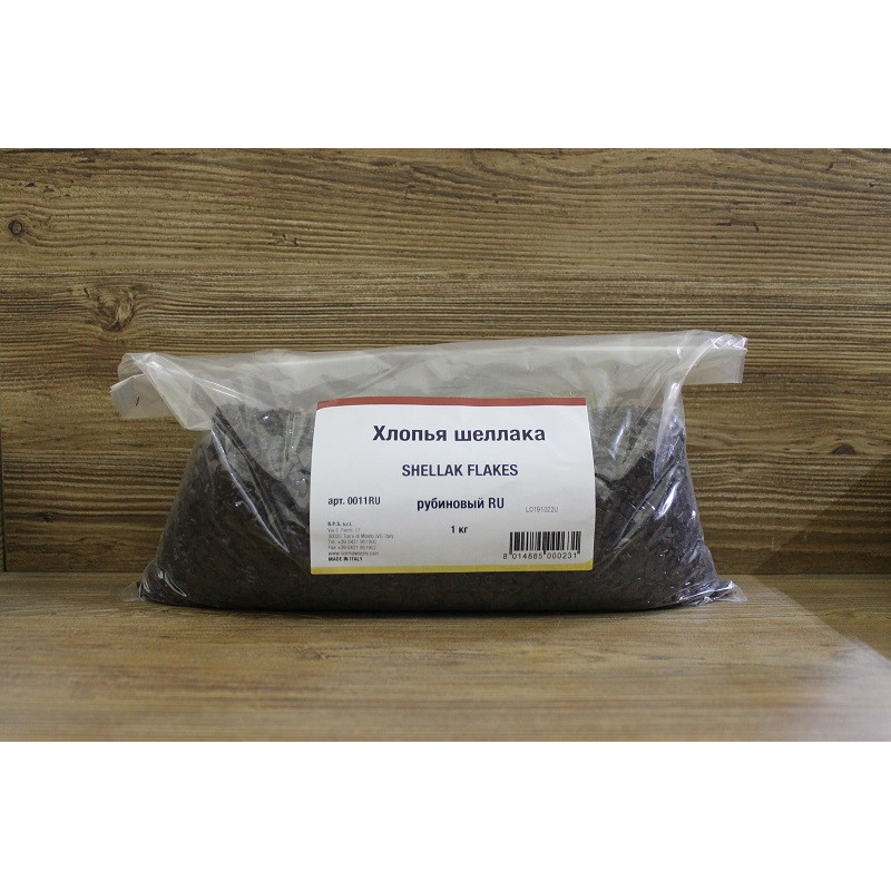 Пластівці шеллаку, Shellac Flakes Рубін —  100 грам (на вагу) 