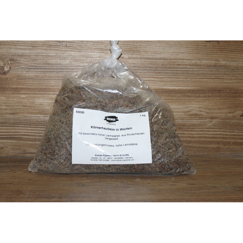 Містровий клей із шкур буйвола, кубики 1 кг Kremer Pigment